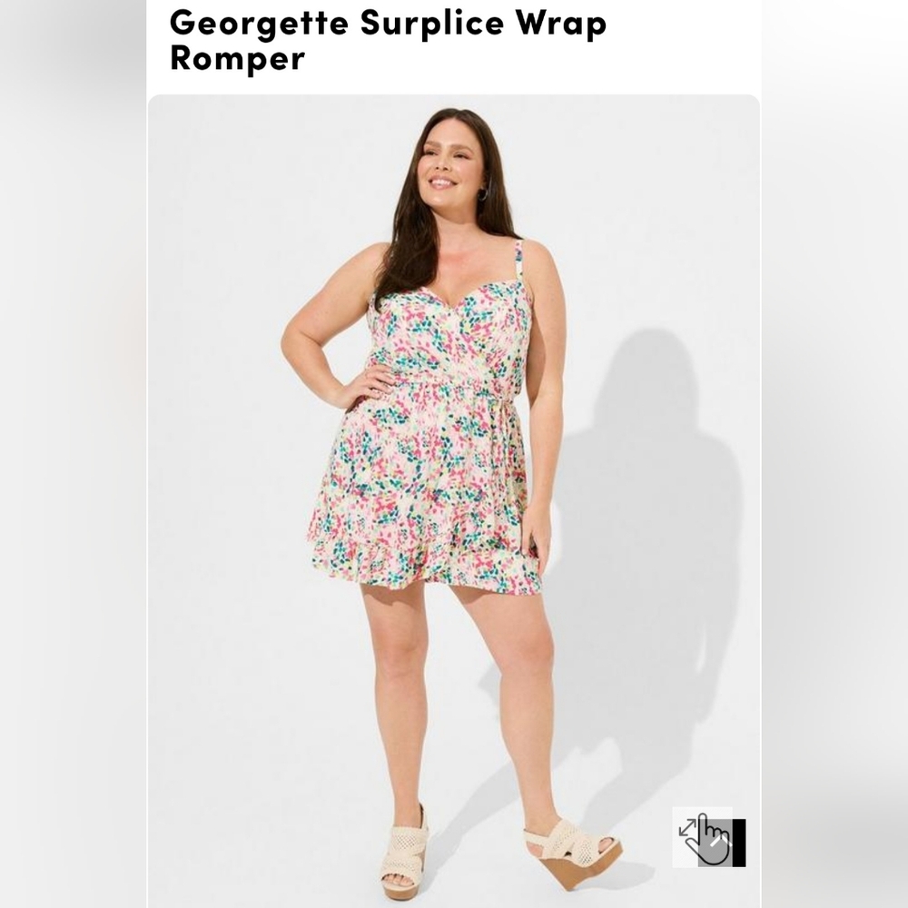 NWT Torrid Wrap Romper 4X